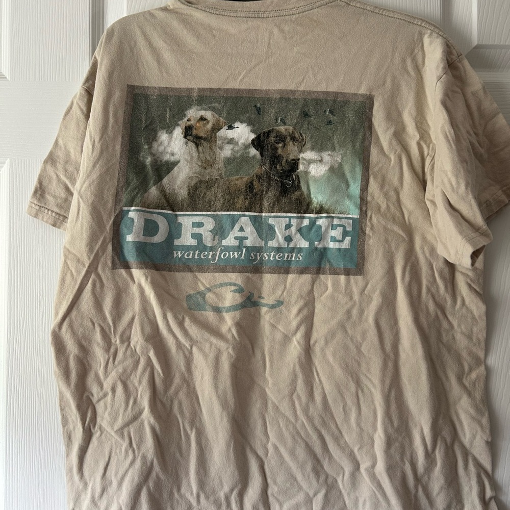 Drake Tan Casual T-Shirt